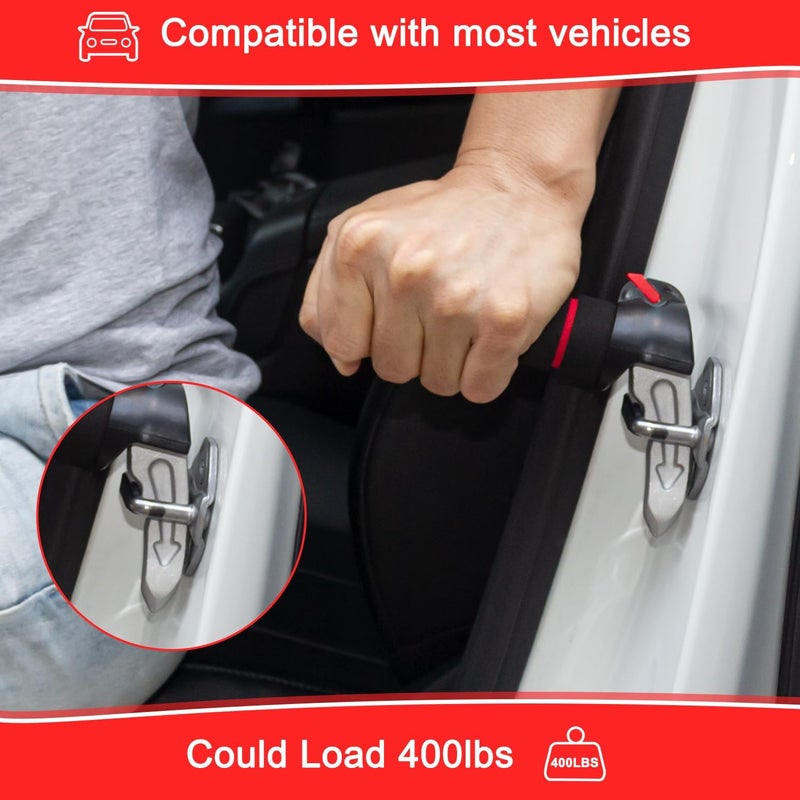 Shouken 3 in 1 Car Door Handle for Elderly-Car Handle Assist - Vehicle Support - Standing Mobility Aid Tool -Door Latch for Seniors - Image 4